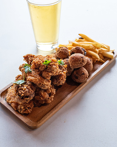 Fried chicken dinner